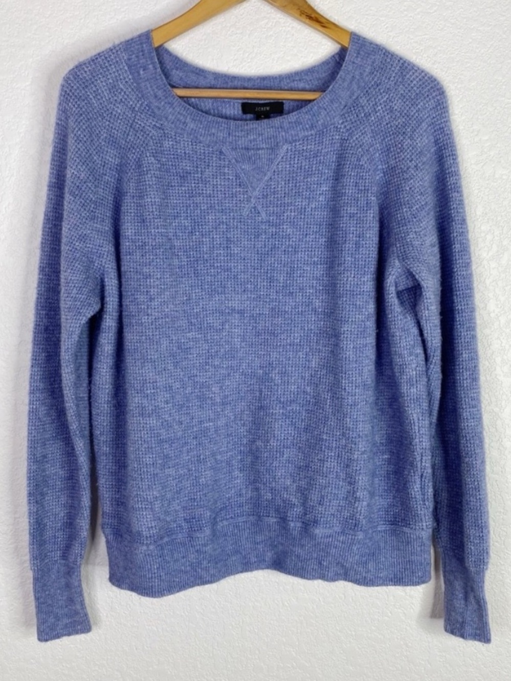 J. Crew Lavender-Blue Scoop-Neck Sweater